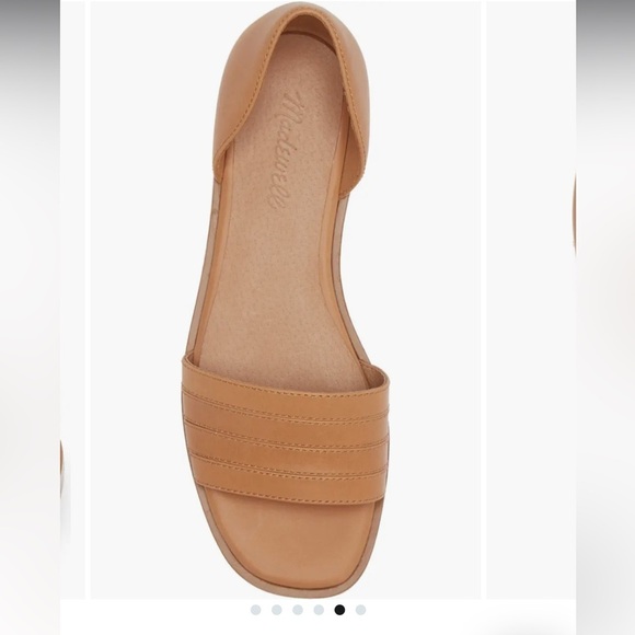 NEW! Madewell Brindle d'Orsay Flat in tan color size 5 - Picture 8 of 14